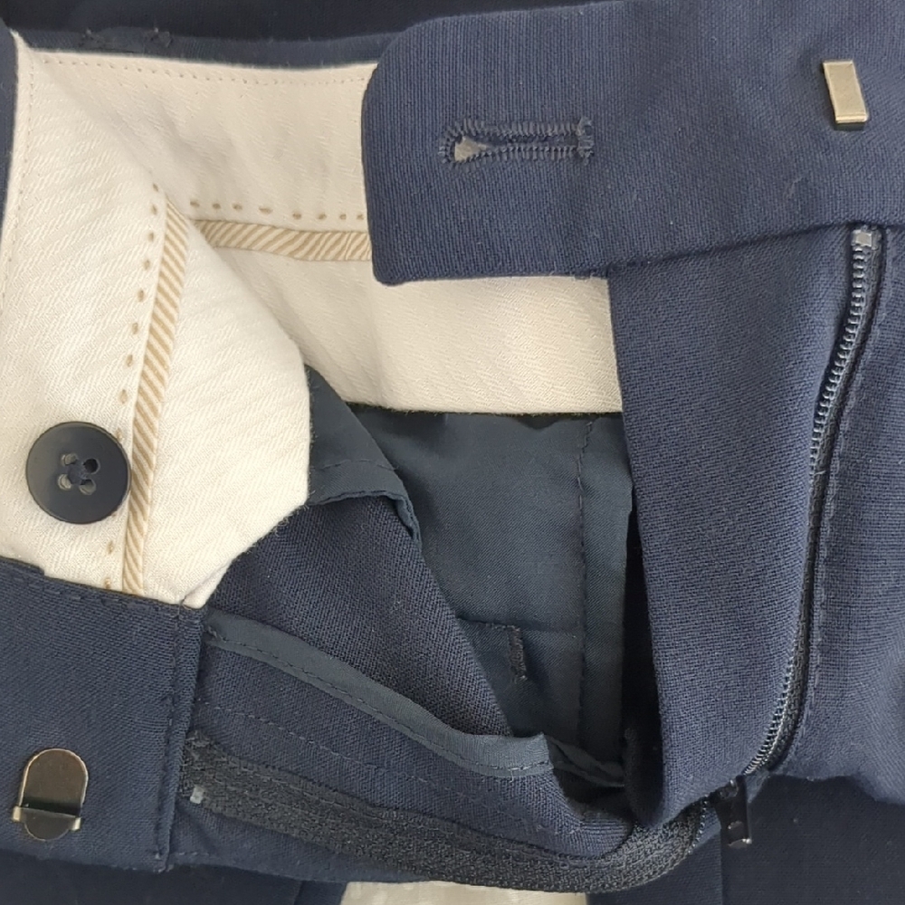 Talbots Windsor Navy Blue Dress Pants - Picture 7 of 10